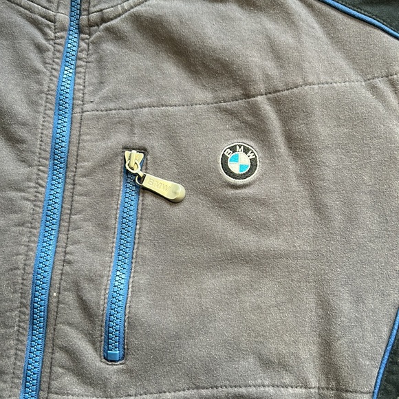 Y2K BMW Sweatshirt Full Zip Sweater Motorsports 2XL Employee Racing M3 - Picture 2 of 7